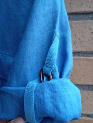 Conjunto lino azul