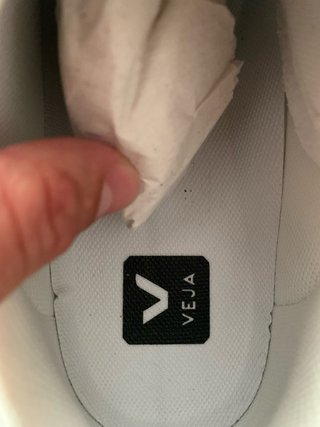 Zapatillas Veja Blancas y Verde Agua
