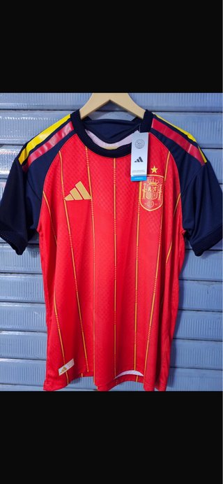 Camiseta Fútbol Roja y Amarilla