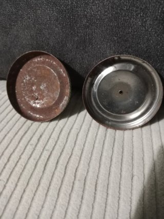 2 piezas Rueda  juguete hojalata SFA Paris años 50