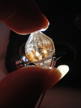 Colgante Diamante Herkimer Natural