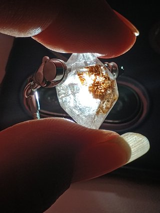 Colgante Diamante Herkimer Natural