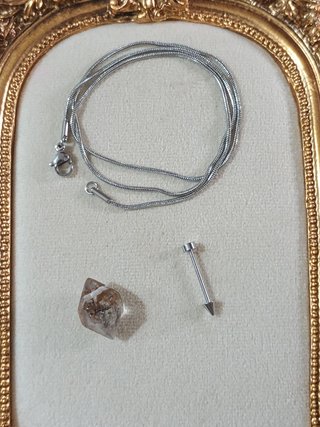 Colgante Diamante Herkimer Natural