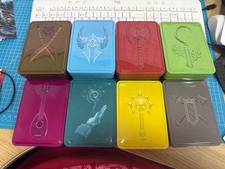 Caja de marcadores por categorias d&d lote