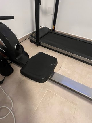 Cinta de correr + máquina de remo