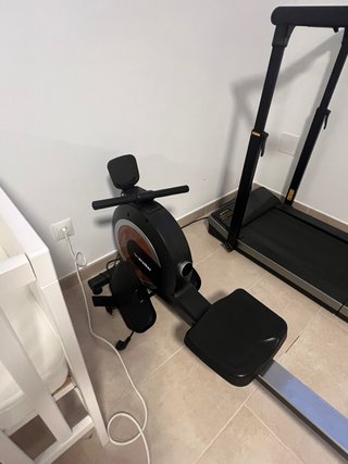 Cinta de correr + máquina de remo