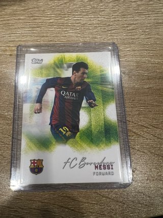 Tarjeta Topps FC Barcelona Messi