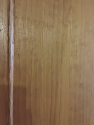 Puerta de madera virgen Solo recogida