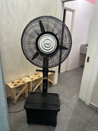 Ventilador industrial HJM negro