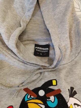 Sudadera Gris Angry Birds