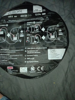 Cables de arranque EUROPA 7000cc Gasolina