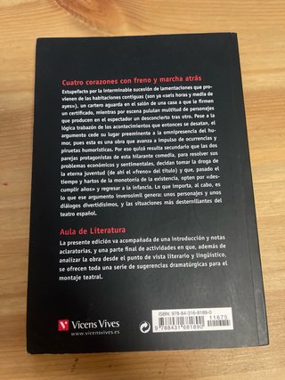 Cuatro corazones con freno y marcha atrás