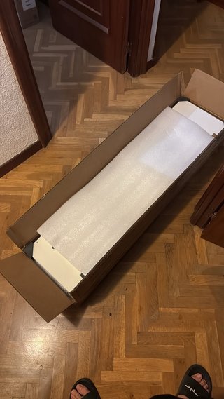 DEVAISE Escritorio Elevable Eléctrico Blanco