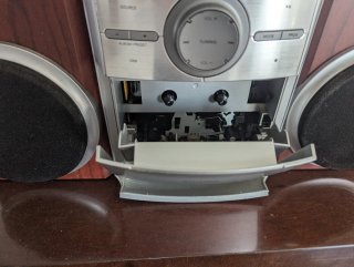 Minicadena Philips MCM149 Plata/Marrón