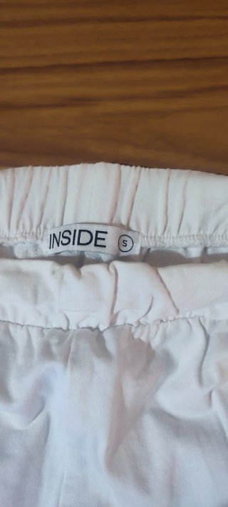 Pantalón corto blanco Inside