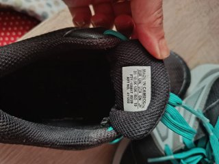 Zapatillas niño Salomon negras y turquesa