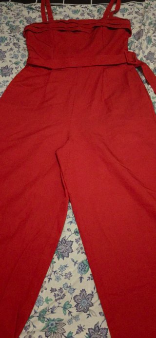 Peto rojo nuevo Talla L