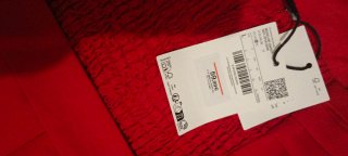Peto rojo nuevo Talla L