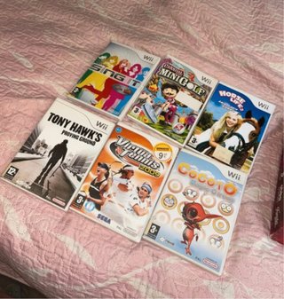 Lote 6 Juegos Wii: Sing It, Tony Hawk, Virtual Ten