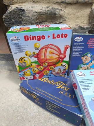 Lote Juegos de Mesa: Bingo, Doctor, Batalla Naval