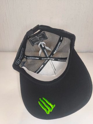 Gorra mercedes AMG x Monster Negra ajustable Y2K