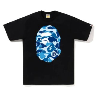 Camiseta Bape Estampado Azul Talla M