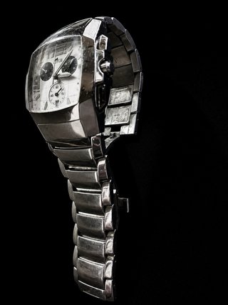 Reloj Lotus Cronógrafo Plata y Blanco