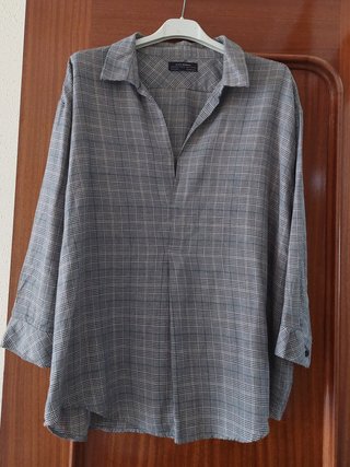 Camisa Zara Mujer Príncipe de Gales