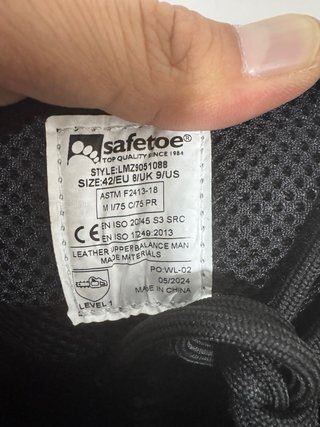 Botas de seguridad de sierra, Safetoe