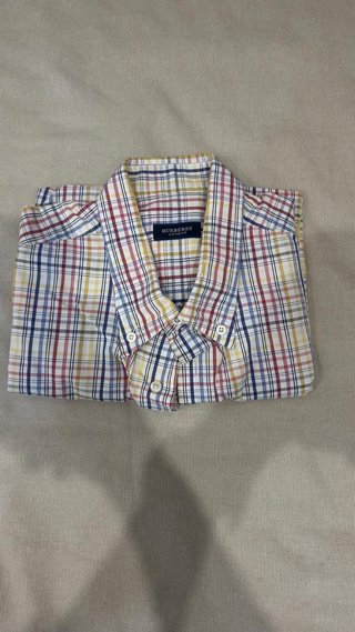 Camisa Burberry Cuadros Multicolor