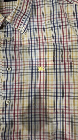 Camisa Burberry Cuadros Multicolor