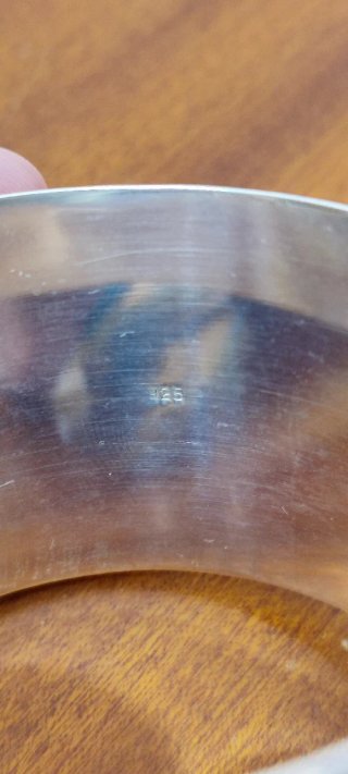 Brazalete de plata mujer