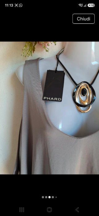 Top argento phard