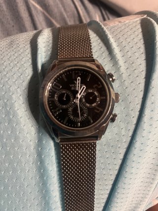 Reloj Viceroy Cronógrafo Negro y Plateado