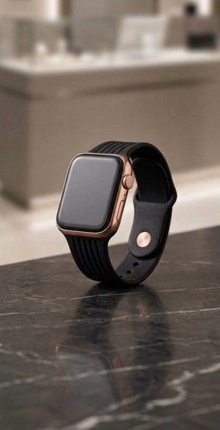 Reloj  Negro y Dorado deportivo
