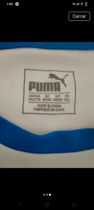 Camiseta Puma Talla XXL