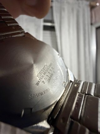 Reloj Seiko Analógico-Digital Plata Negro