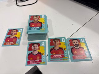 200 cromos Mundial sin repetir