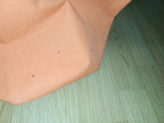 Bolso de piscina naranja y rojo
