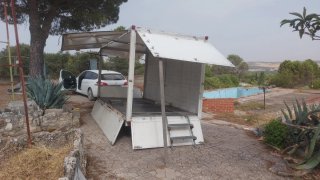 Remolque cerrado 750kg mercadillo