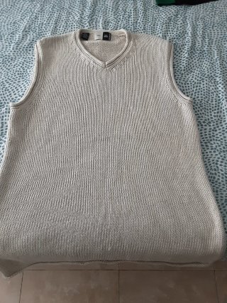 Chaleco Zara Beige Talla XL