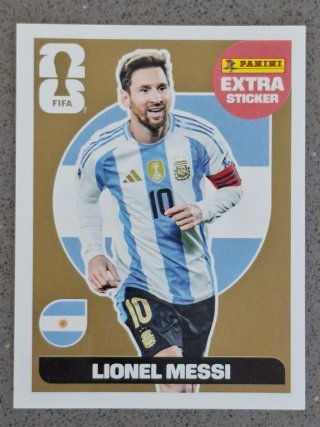 Messi Extra Sticker Oro  Mundial 2026 Panini