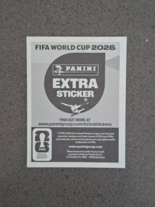 Messi Extra Sticker Oro  Mundial 2026 Panini