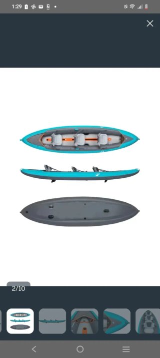 Kayak hinchable Tribord 3P 410