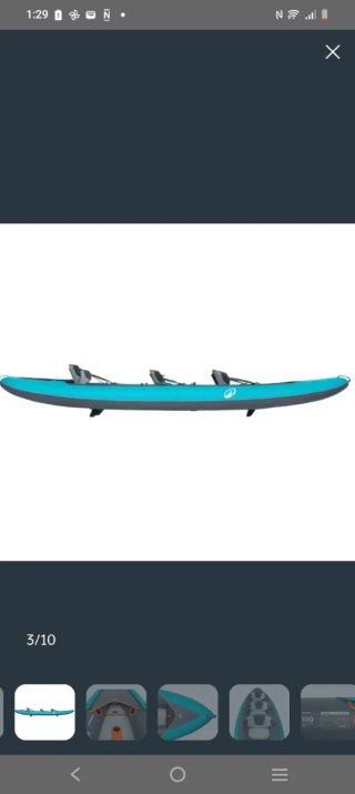Kayak hinchable Tribord 3P 410