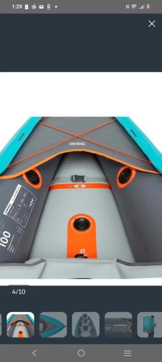 Kayak hinchable Tribord 3P 410