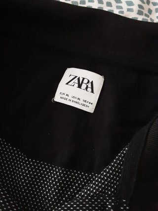 Polo Zara Negro Hombre Talla XL