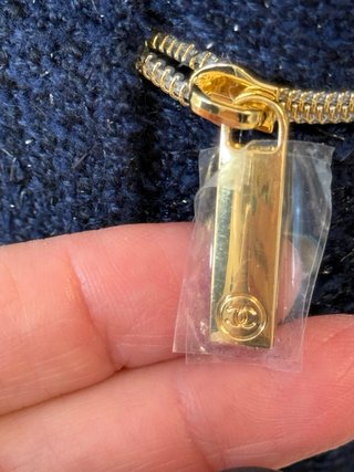 Neceser Vanity Chanel Azul y Dorado