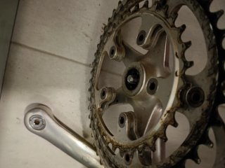 Bielas Campagnolo C-Record Vintage Triplizador
