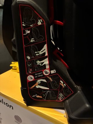 Silla coche F-Sport Negro
